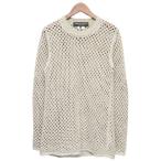 ショッピングCOMME コムデギャルソンオムプリュス COMME des GARCONS HOMME PLUS 2015SS　メッシュニット　リネンセーター　PO-N016