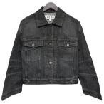 ショッピングロエベ ロエベ LOEWE デニムジャケット　Gジャン　ジージャン　S540Y50X17 ブラック サイズ：32