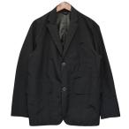 デサントポーズ DESCENTE PAUSE Seamtaped Jacket　ナイロンテーラードジャケット　DUI3750 ブラック サイズ：L