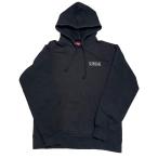 シュプリーム SUPREME Decline Hooded Sweatshirt プルオーバーパーカー ブラック サイズ：L