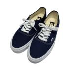 【値下げ】VANS VANS PREMIUM オーセンティック 44 スニーカー ネイビー サイズ:26cm (EC)
