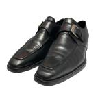 [ снижение цены ]Ermenegildo Zegna кожа обувь черный размер :6 1/2( примерно 25cm) (EC)