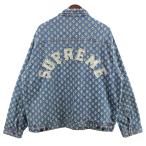 ショッピングシュプリーム シュプリーム SUPREME 20SS Hole Punch Denim Trucker Jacket ロゴ デニムジャケット ブルー サイズ：XL