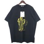 ショッピングmoncler モンクレール MONCLER MAGLIA T-SHIRT ロゴ Tシャツ ブラック サイズ：XXL