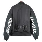 【値下げ】Supreme×Bounty Hunter 23AW Bounty Hunter Ma-1 Jacket ロゴ ボンバージャケット ブラック サイズ：L (吉祥寺店)