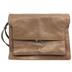 【値下げ】MARNI Trunk Soft  トランクソフト レザーショルダーバッグ ライトブラウン (吉祥寺店)