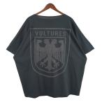 イージー YEEZY VULTURES TEE ヴァルチャーズ オーバーサイズ ロゴ Tシャツ ブラック サイズ:3
