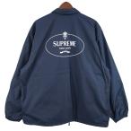 【値下げ】Supreme 24AW Crest Coaches Jacket クレスト ロゴ コーチズ コーチジャケット ジャケット ネイビー サイズ:L (吉祥寺店)