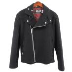 ショッピングschott 【値下げ】Schott×flaph メルトン タイト ライダース ジャケット ブラック サイズ：38 (吉祥寺店)
