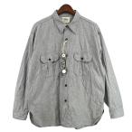 【値下げ】OLD CROW CROW - L／S WORK SHIRTS ／ OC5108 ワークシャツ グレー サイズ：L (吉祥寺店)