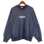 シュプリーム Supreme 25SS Washed Box Logo Crewneck ウォッシュド 加工 ボックスロゴ クルーネック スウェット