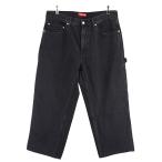 シュプリーム Supreme 24SS Denim Painter Pant デニム ペインター ワイド パンツ ジーンズ ブラック サイズ:34