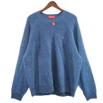 シュプリーム Supreme 24AW Terry Small Box Sweater テリー スモールボックスロゴ ニット セーター ブルー サイズ