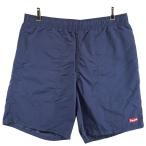【値下げ】Supreme 23SS Nylon Water Short スモールボックスロゴ Small Box Logo ナイロン ウォーター ショーツ ハーフパンツ ネイビー サイズ:M (吉祥寺店)