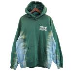 【値下げ】Supreme 21AW Bleached Hooded Sweatshirt ロゴ ブリーチ 加工 フーデッドスウェットシャツ パーカー