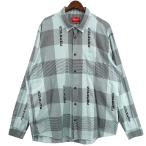 シュプリーム Supreme 20SS Logo Plaid Shirt ロゴ プレイド チェック シャツ ブルー サイズ:XL