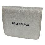 ショッピングサイフ 【値下げ】BALENCIAGA COIN AND CARD FLAP ロゴ ミニ ウォレット サイフ 財布 キャッシュ フラップ付きコイン＆カードホル