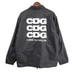 ショッピングCOMME 【値下げ】GOOD DESIGN SHOP COMME des GARCONS CDG GOOD DESIGN SHOP バックロゴ コーチジャケット ブラック サイズ：L (吉祥寺店)