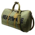 READY MADE × CLOT 19SS Duffel Bag ダッフル バッグ ロゴ 総柄 ヴィンテージ カーキ サイズ：- (原宿キャットスト