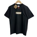ショッピングバーバリー シュプリーム バーバリー Supreme Burberry 22SS Box Logo Tee ボックスロゴ Tシャツ ブラック サイズ：S