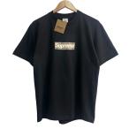 ショッピングBURBERRY シュプリーム バーバリー Supreme Burberry 22SS Box Logo Tee ボックスロゴ Tシャツ ブラック サイズ：S