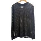 タカヒロミヤシタザソロイスト TAKAHIROMIYASHITA TheSoloIst. 24AW/ crew neck mesh shirt /クル