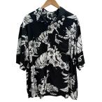 ステューシー stussy 25SS/ HAWAIIAN SS SHIRT ハワイアンショートスリーブシャツ ブラック サイズ:L