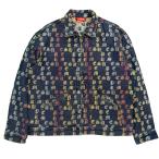 シュプリーム Supreme 22SS／ Gradient Jacquard Denim Work Jacket ／グラディエントジャカードデニムワー