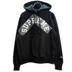 【値下げ】Supreme×Champion 25SS／ Champion Hooded Sweatshirt ／チャンピオン スウェットパーカー ブラ