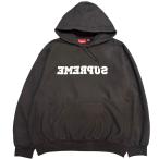 シュプリーム Supreme 25SS／ Reverse Hooded Sweatshirt ／ リバーススウェットパーカー ブラック サイズ：XL