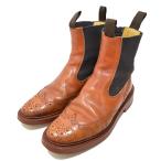 TRICKER’S HENRY M ヘンリー フルブローグ サイドゴアブーツ 2754 ブラウン サイズ：6 1／2 (新潟紫竹山店) 211210