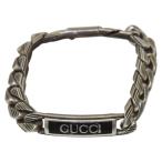 グッチ GUCCI スリムエナメルブレスレット シルバーチェーンブレスレット シルバー サイズ:18