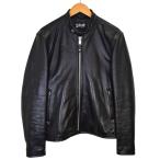 ショッピングschott ショット Schott 70’S SINGLE RIDERS JACKET シープスキンシングルライダースジャケット 3111052 ブラック サイズ