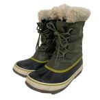 【値下げ】SOREL WINTER CARNIVAL ブーツ カーキ サイズ：8 (恵比寿店)