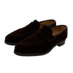 クロケット&ジョーンズ Crockett & Jones SYDNEY スウェードローファー ブラウン サイズ:7 1/2E