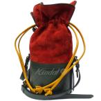 【値下げ】CARVEN 18SS SULLY BUCKET BAG 2WAYレザーバケットバッグ レッド×グリーン サイズ：- (下北沢店)