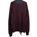 ショッピングマルジェラ メゾンマルジェラ10 Maison Margiela10 19AW Destroyed Crew Neck Knitデストロイダメージ加工ローゲージニ
