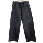 イージーギャップ YEEZY GAP Sateen Cargo Pants USED加工イージーカーゴパンツ ブラック サイズ:M(〜90cm)