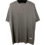 サティスファイ SATISFY 25SS AuraLite Pleated T-ShirtプリーツTシャツ グレー サイズ:L