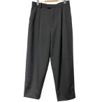 ボッテガヴェネタ BOTTEGA VENETA 749976 Pleated Wool Wide Trousersプリーツワイドウールパンツスラックス