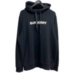 バーバリー BURBERRY 23SS ANSDELL ロゴプリントプルオーバーフーディー 8055318 ブラック サイズ:L