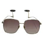  Gucci GUCCI Includes Chain Sunglasses солнцезащитные очки GG1031S Gold × Brown затенитель от солнца размер :59*16-1