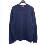 シュプリーム Supreme 24SS Boucle Small Box Sweater ブークレ編みスモールボックスロゴセーター ネイビー サイズ: