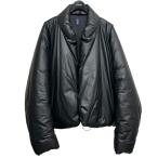 イージーギャップ YEEZY GAP ROUND JACKET COATED BLACK ラウンドジャケット ボタンレス中綿ジャケット 801132-
