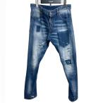 ショッピングディースクエアード ディースクエアード DSQUARED2 Sexy Twist Jean スキニーデニムパンツ S74LB0322 S30342 インディゴ サイズ：4