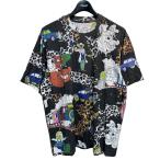 ショッピングシュプリーム シュプリーム×マーティンローズ Supreme×MARTINE ROSE 24AW S／S TOP ダブルネーム総柄Tシャツ ブラック サイズ：M