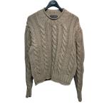 ショッピングGABBANA ドルチェアンドガッバーナ DOLCE ＆ GABBANA カシミヤ混ケーブルニットセーター GE013K キャメル サイズ：44