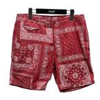 【値下げ】Ron Herman ペイズリーショートパンツ 2520600373 レッド サイズ：M (阿佐ヶ谷店)