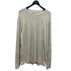 ショッピングmoncler モンクレール MONCLER エイジング加工ロンTEE G20918D00010829H8 ベージュ サイズ：L