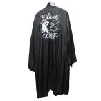 ブラック コムデギャルソン BLACK　COMME　des　GARCONS AD2020 製品洗い加工 バック刺繍 キュプラ コート ブラック サイズ